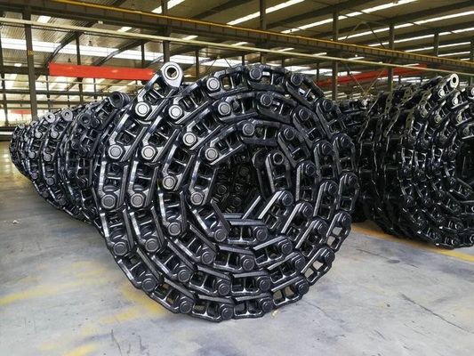 Heat Treated Black Excavator Track Link Group For Smooth Operation